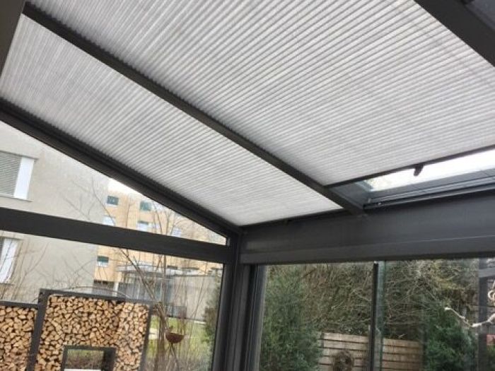 Referenzen für dîe Beschattung eines Wintergartens